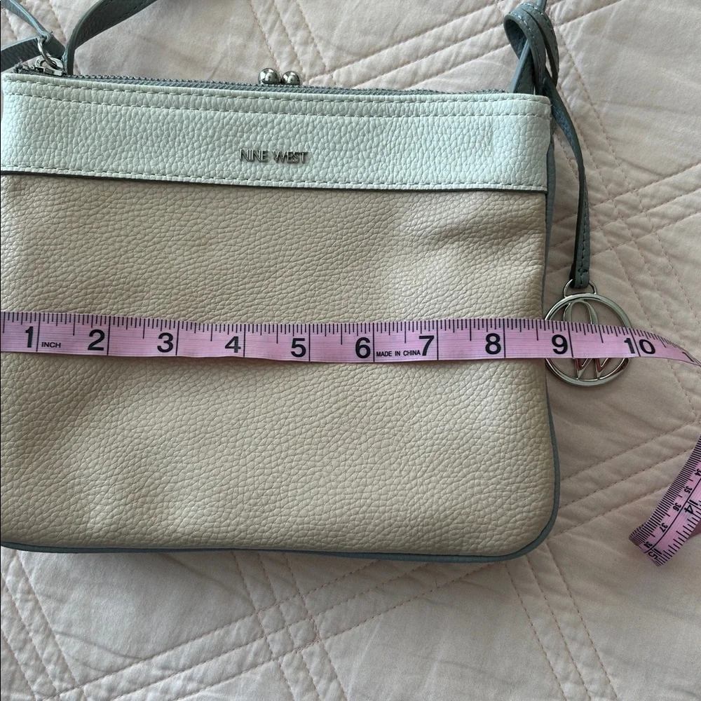 Nine West Faux Leather Crossbody Bag Kisslock